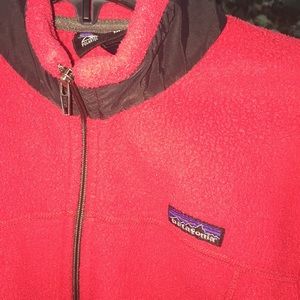Patagonia Red & Black Polartec Regulator Jacket